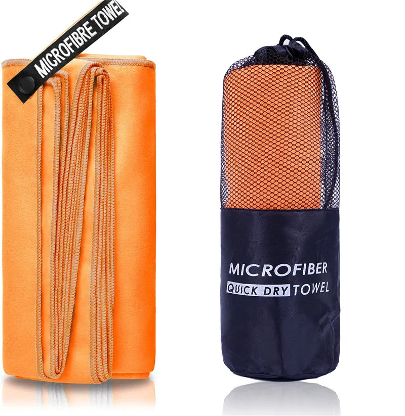 Serviette Sport Microfibre Séchage Rapide – Ultra-Absorbante & Compacte | Gym, Piscine, Voyage