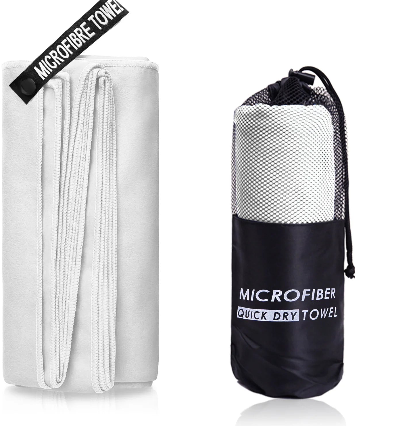 Serviette Sport Microfibre Séchage Rapide – Ultra-Absorbante & Compacte | Gym, Piscine, Voyage