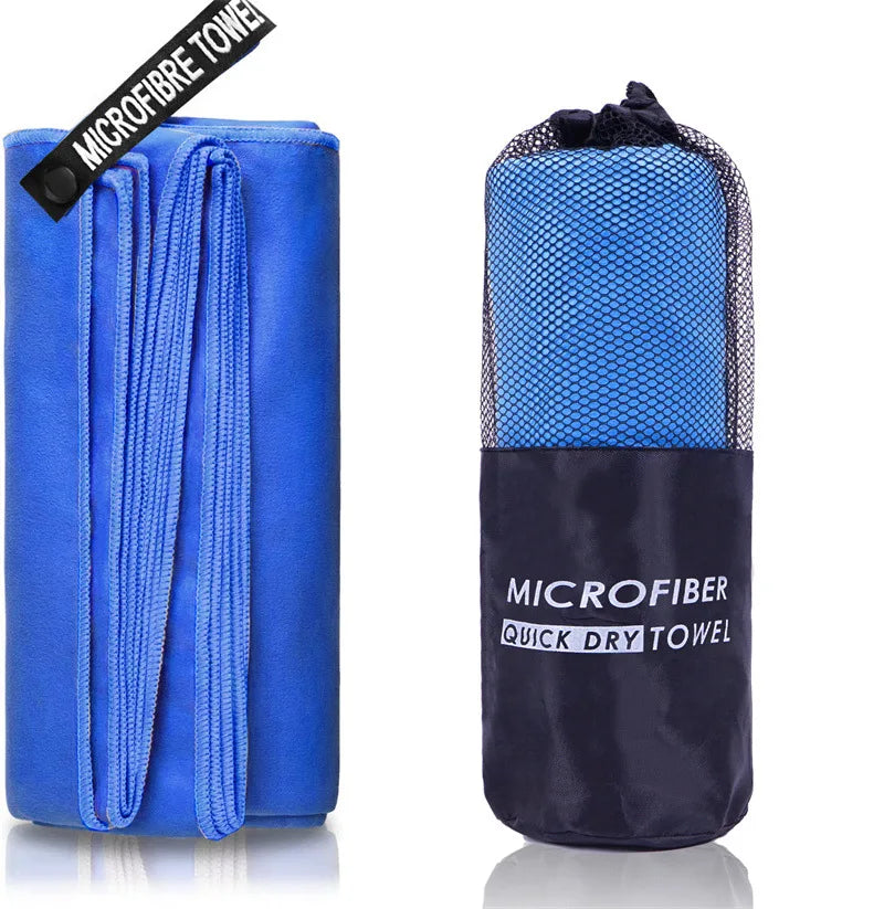 Serviette Sport Microfibre Séchage Rapide – Ultra-Absorbante & Compacte | Gym, Piscine, Voyage