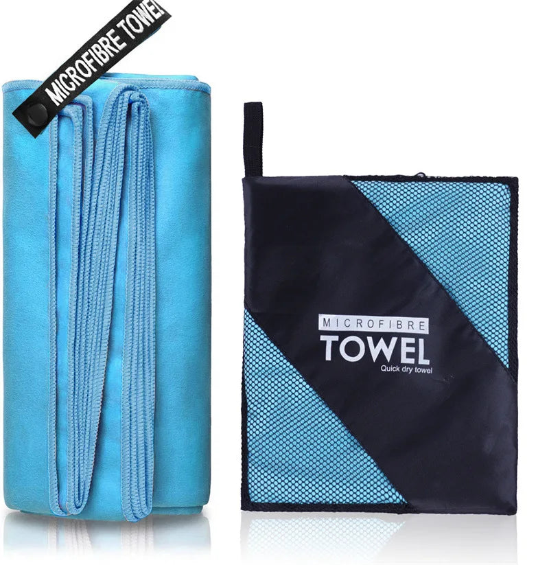 Serviette Sport Microfibre Séchage Rapide – Ultra-Absorbante & Compacte | Gym, Piscine, Voyage