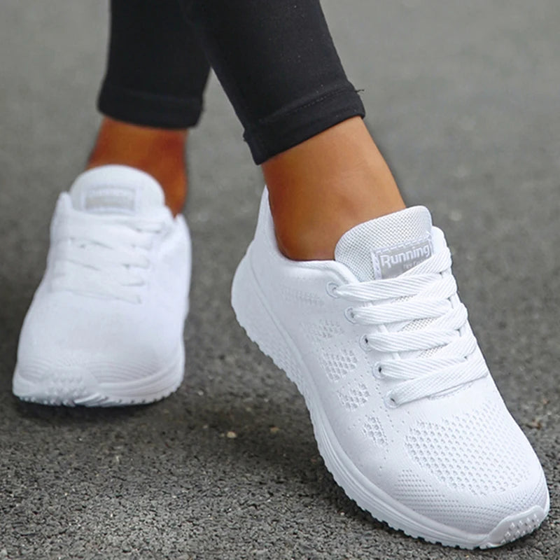 Baskets Femme Respirantes & Légères – Mesh & Semelle Caoutchouc | Running, Outdoor, Casual