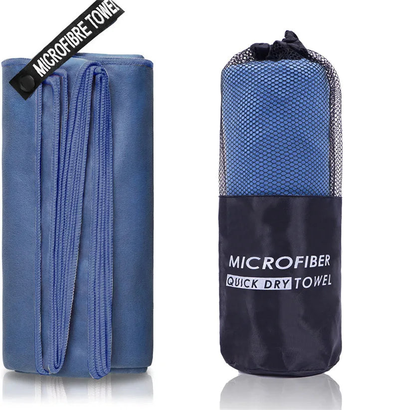 Serviette Sport Microfibre Séchage Rapide – Ultra-Absorbante & Compacte | Gym, Piscine, Voyage