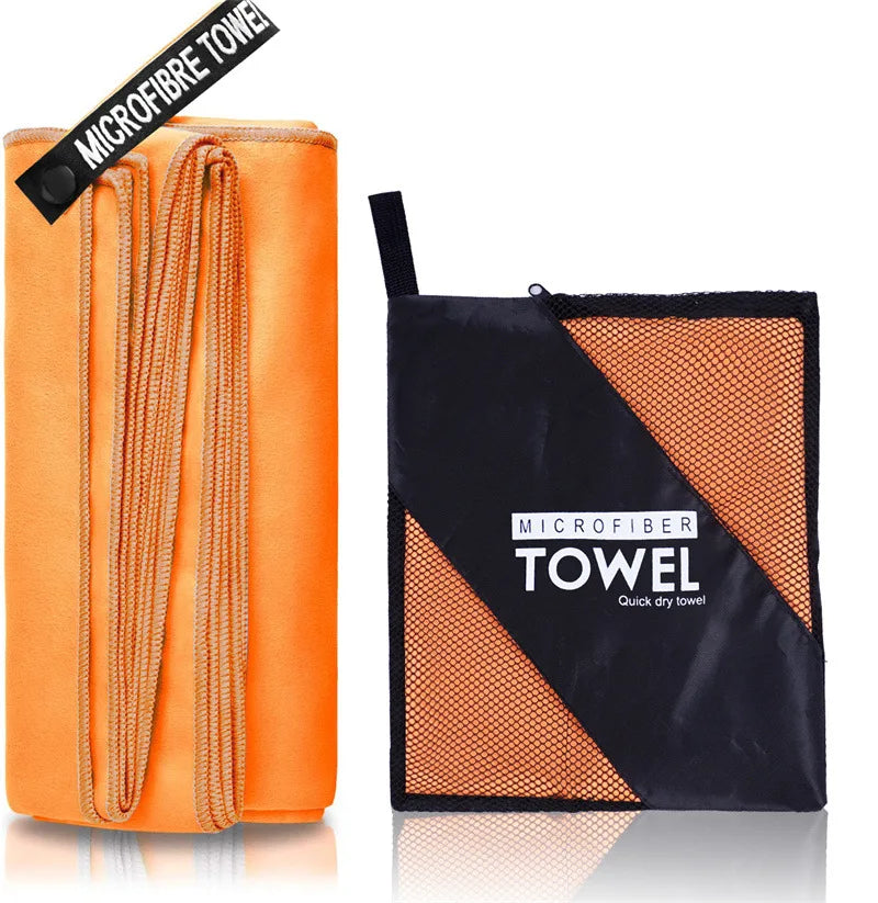 Serviette Sport Microfibre Séchage Rapide – Ultra-Absorbante & Compacte | Gym, Piscine, Voyage