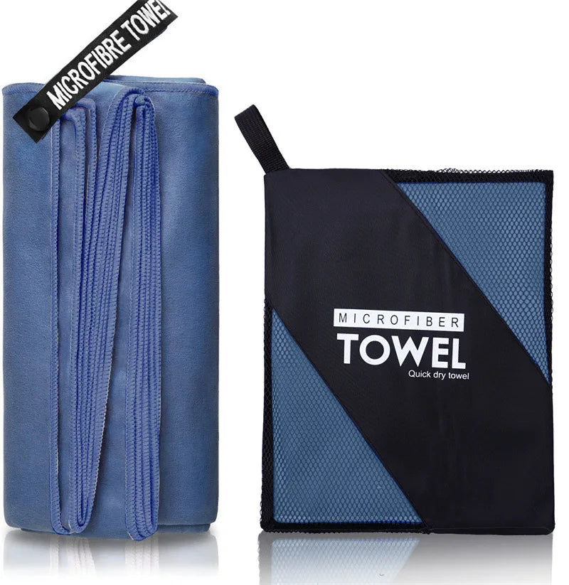 Serviette Sport Microfibre Séchage Rapide – Ultra-Absorbante & Compacte | Gym, Piscine, Voyage