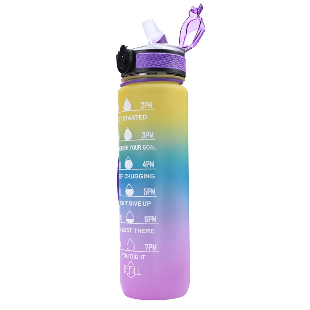 Gourde Sport 1L Étanche – Légère & Colorée | Fitness, Randonnée, Vélo