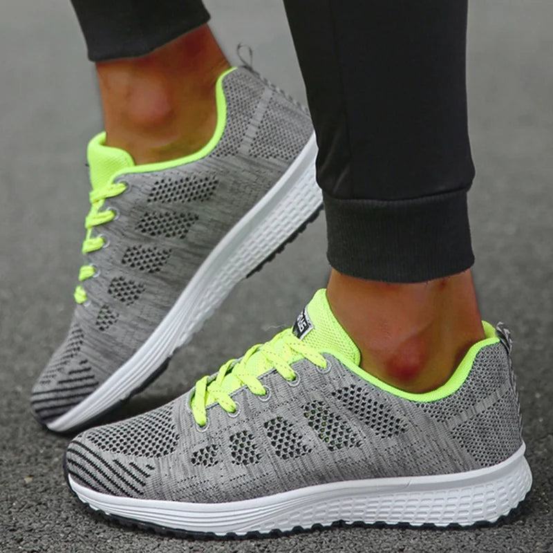 Baskets Femme Respirantes & Légères – Mesh & Semelle Caoutchouc | Running, Outdoor, Casual