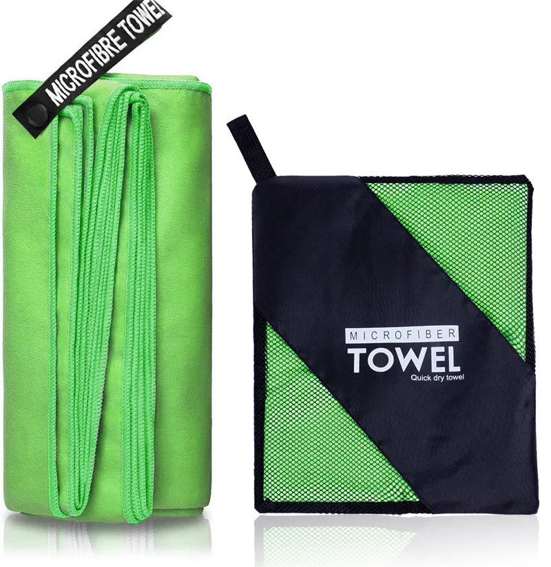 Serviette Sport Microfibre Séchage Rapide – Ultra-Absorbante & Compacte | Gym, Piscine, Voyage
