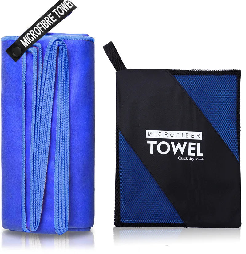 Serviette Sport Microfibre Séchage Rapide – Ultra-Absorbante & Compacte | Gym, Piscine, Voyage