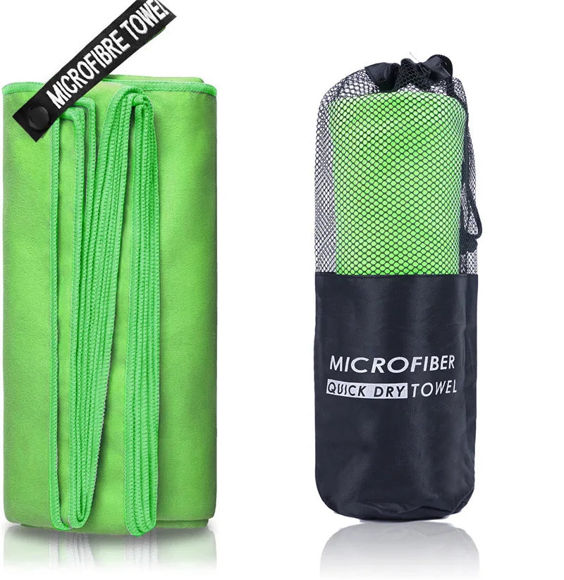 Serviette Sport Microfibre Séchage Rapide – Ultra-Absorbante & Compacte | Gym, Piscine, Voyage