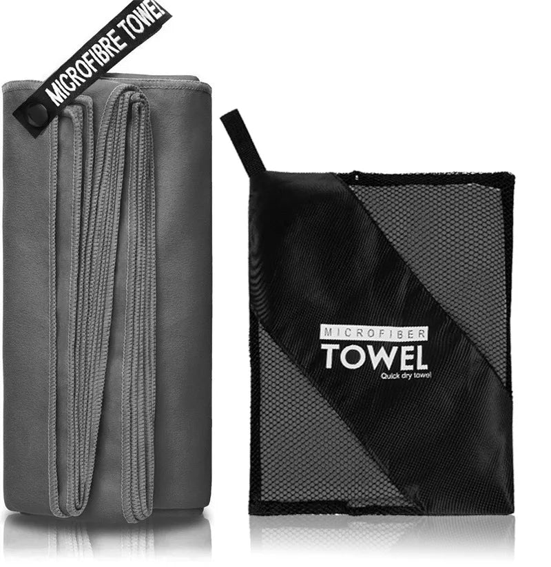 Serviette Sport Microfibre Séchage Rapide – Ultra-Absorbante & Compacte | Gym, Piscine, Voyage