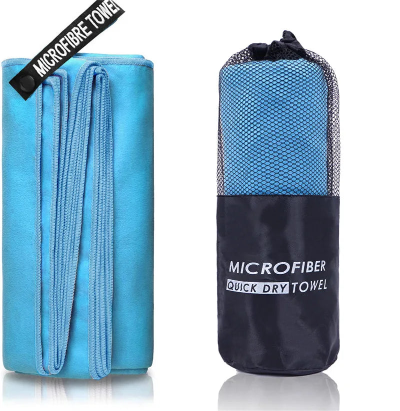 Serviette Sport Microfibre Séchage Rapide – Ultra-Absorbante & Compacte | Gym, Piscine, Voyage