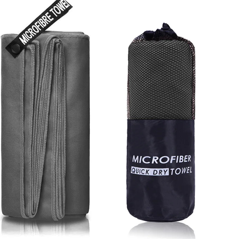 Serviette Sport Microfibre Séchage Rapide – Ultra-Absorbante & Compacte | Gym, Piscine, Voyage
