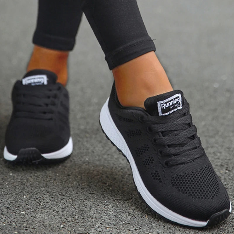 Baskets Femme Respirantes & Légères – Mesh & Semelle Caoutchouc | Running, Outdoor, Casual