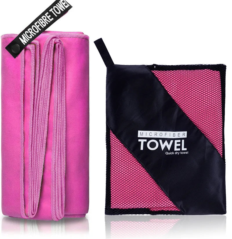 Serviette Sport Microfibre Séchage Rapide – Ultra-Absorbante & Compacte | Gym, Piscine, Voyage