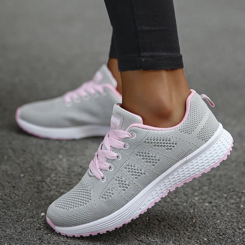 Baskets Femme Respirantes & Légères – Mesh & Semelle Caoutchouc | Running, Outdoor, Casual