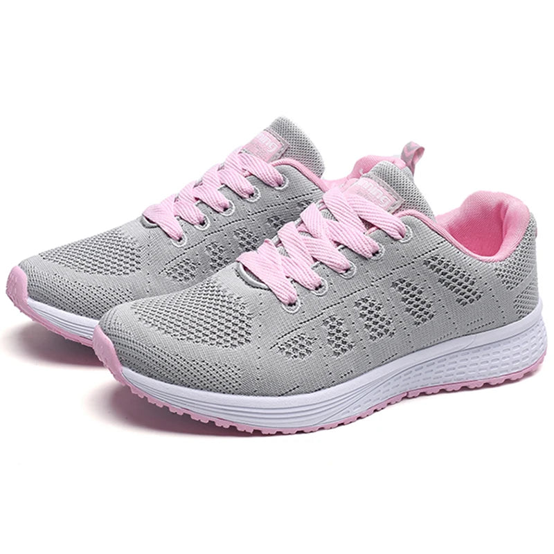 Baskets Femme Respirantes & Légères – Mesh & Semelle Caoutchouc | Running, Outdoor, Casual