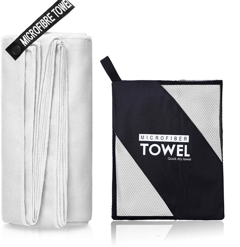 Serviette Sport Microfibre Séchage Rapide – Ultra-Absorbante & Compacte | Gym, Piscine, Voyage